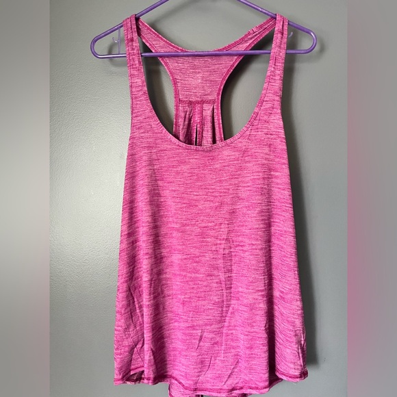lululemon athletica Tops - lululemon athletica Heathered Pink Tank Top